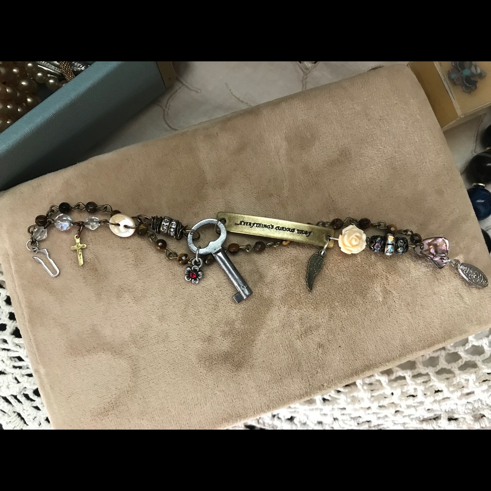OOAK Everything’s Curious Today Bracelet